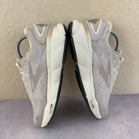 Brooks Ghost 16 Mens Size 9 D Beige Athletic Running Walking Shoes Sneakers main image 9
